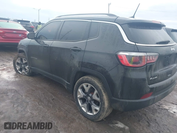 2020 Jeep Compass Limited with VIN 3C4NJDCB1LT146793, listed as a IAAI auction lot 41661239 with 91,148 mi miles and . Bid and sale history available at DreamBid. Image 3.