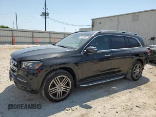 2021 Mercedes-Benz GLS 450 z VIN 4JGFF5KEXMA404076, wystawiony jako Copart lot #52501565 z przebiegiem 51 899 mil mil oraz Szkoda całkowita • Salvage title. Historia ofert i sprzedaży dostępna na DreamBid. Obrazek 1.