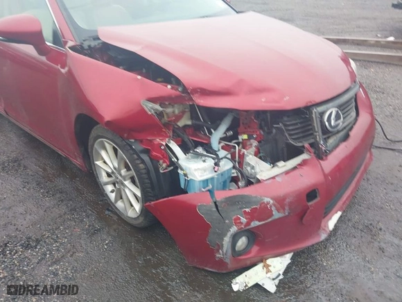 2011 Lexus CT 200h with VIN JTHKD5BH9B2031217, listed as a IAAI auction lot 41487005 with 110,831 mi miles. Bid and sale history available at carsss.com. Image 6.