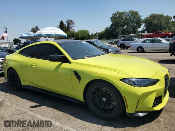 2021 BMW M4 Competition z VIN WBS33AZ03MCH19451, wystawiony jako Copart lot #55436975 z przebiegiem 41 595 mil mil oraz Szkoda całkowita • Salvage title. Historia ofert i sprzedaży dostępna na DreamBid. Obrazek 4.
