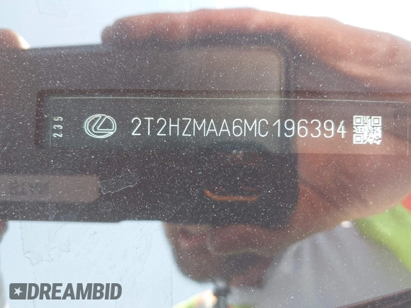 2021 Lexus RX 350 с VIN 2T2HZMAA6MC196394, выставлен на аукционе IAAI как лот 42433245 с пробегом 52 404 миль миль и . История ставок и продаж доступна на DreamBid. Изображение 9.