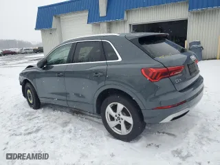 2021 Audi Q3 Premium with VIN WA1AUCF32M1130433, listed as a Copart auction lot 44853145 with 18,694 mi miles and Clean Title. Bid and sale history available at carsss.com. Image 2.