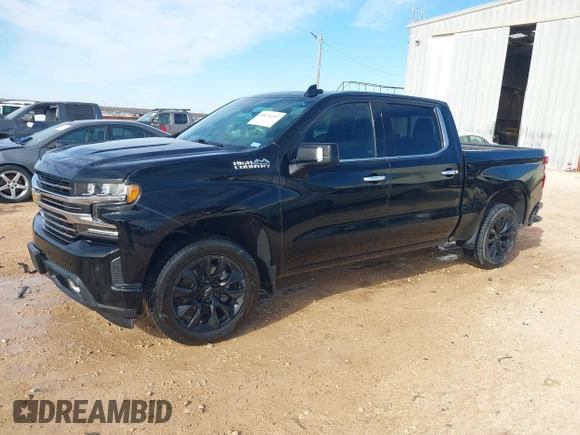 2020 Chevrolet Silverado 1500 High Country with VIN 3GCUYHEL2LG432410, listed as a IAAI auction lot 40676197 with 60,657 mi miles. Bid and sale history available at carsss.com. Image 17.