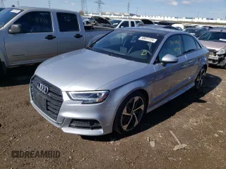 2020 Audi A3 Sedan S line Premium Plus with VIN WAUJEGFF0LA027074, listed as a Copart auction lot 50631724 with 14,833 mi miles. Bid and sale history available at carsss.com. Image 1.