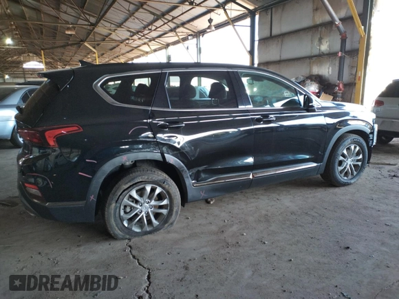 2019 Hyundai Santa Fe SEL with VIN 5NMS3CAD5KH094348, listed as a Copart auction lot 70192422 with 33,524 mi miles. Bid and sale history available at carsss.com. Image 3.