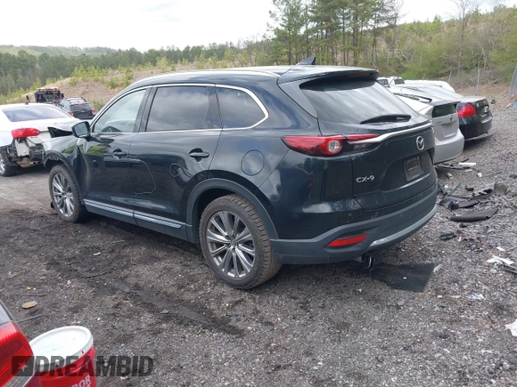 2021 Mazda CX-9 Carbon Edition with VIN JM3TCADY4M0517535, listed as a IAAI auction lot 41821261 with 60,053 mi miles. Bid and sale history available at carsss.com. Image 3.
