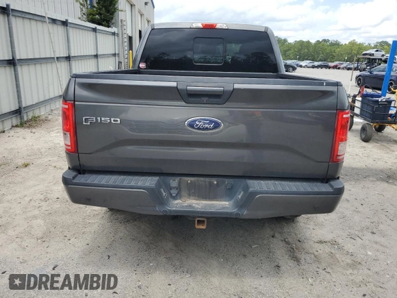2015 Ford F-150 XLT with VIN 1FTEW1EG8FFC03207, listed as a Copart auction lot 59690515 with 261,153 mi miles and Salvage title. Bid and sale history available at DreamBid. Image 6.