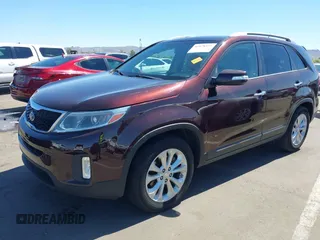 2015 Kia Sorento EX with VIN 5XYKU4A74FG642479, listed as a IAAI auction lot 41878375 with 119,877 mi miles. Bid and sale history available at carsss.com. Image 2.