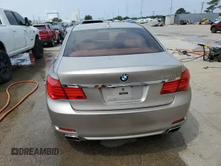 2012 BMW 7 Series 750Li with VIN WBAKB8C51CC962834, listed as a Copart auction lot 56592645 with 72,665 mi miles and Salvage title. Bid and sale history available at DreamBid. Image 6.