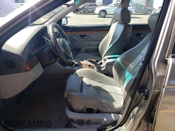 2002 BMW 5 Series 530iA with VIN WBADT634X2CH97515, listed as a Copart auction lot 73810334 with 127,167 mi miles and Salvage Title. Bid and sale history available at carsss.com. Image 7.