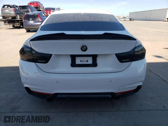 2016 BMW 4 Series 435i with VIN WBA3R1C57GK529554, listed as a Copart auction lot 47603145 with Not provided miles and Salvage title. Bid and sale history available at DreamBid. Image 6.