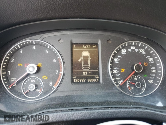 2013 Volkswagen Passat SE with VIN 1VWBP7A34DC008268, listed as a Copart auction lot 63002035 with 180,787 mi miles and Salvage title. Bid and sale history available at DreamBid. Image 9.