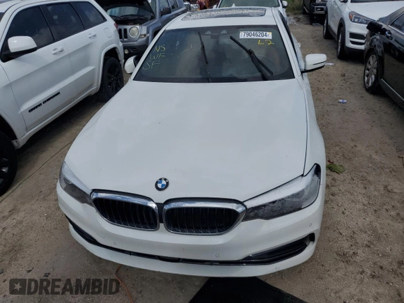 2018 BMW 5 Series 540i with VIN WBAJE5C56JG917718, listed as a Copart auction lot 79046204 with Not Provided miles and Non Repairable. Bid and sale history available at carsss.com. Image 5.