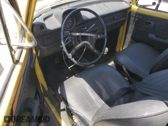 1973 Volkswagen Beetle with VIN 1332230723, listed as a Copart auction lot 57109315 with 12,672 mi miles and Clean Title. Bid and sale history available at DreamBid. Image 8.