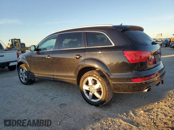 2013 Audi Q7 3.0L TDI Premium Plus with VIN WA1LMAFE5DD009800, listed as a Copart auction lot 80018364 with 127,955 mi miles and Clean Title. Bid and sale history available at carsss.com. Image 2.