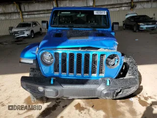 2023 Jeep Wrangler Rubicon with VIN 1C4JJXR6XPW541520, listed as a Copart auction lot 48265415 with 37,987 mi miles and Salvage title. Bid and sale history available at DreamBid. Image 5.