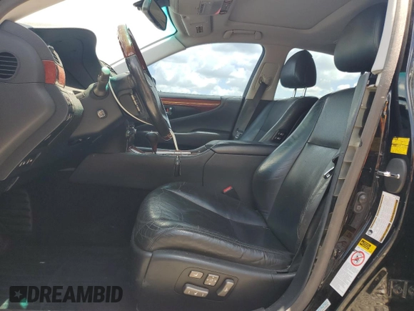 2008 Lexus LS 460 with VIN JTHBL46F685072238, listed as a Copart auction lot 61058165 with Not provided miles and Clean title. Bid and sale history available at DreamBid. Image 7.