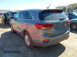 2020 Kia Sorento LX V6 with VIN 5XYPGDA53LG612283, listed as a IAAI auction lot 41724833 with 91,421 mi miles. Bid and sale history available at carsss.com. Image 3.