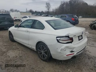 2018 BMW 2 Series 230i xDrive with VIN WBA2J3C52JVD48952, listed as a Copart auction lot 46394065 with 77,274 mi miles and Salvage title. Bid and sale history available at DreamBid. Image 2.