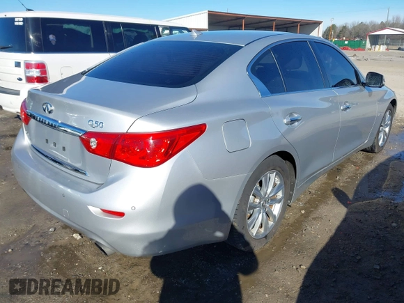 2017 Infiniti Q50 Premium with VIN JN1EV7AR0HM833138, listed as a IAAI auction lot 41464524 with 150,210 mi miles and . Bid and sale history available at DreamBid. Image 4.