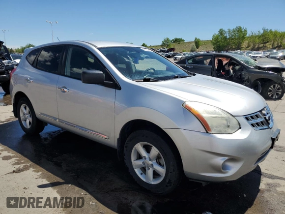 2012 Nissan Rogue S with VIN JN8AS5MV4CW350934, listed as a Copart auction lot 57326615 with 128,141 mi miles and Salvage title. Bid and sale history available at DreamBid. Image 4.