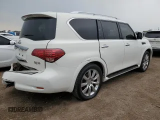 2012 Infiniti QX56 7-passenger с VIN JN8AZ2NE6C9017870, выставлен на аукционе Copart как лот 58945745 с пробегом 130 847 миль миль и Списание • Salvage title. История ставок и продаж доступна на DreamBid. Изображение 3.