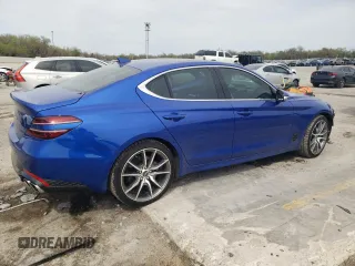 2022 Genesis G70 2.0T with VIN KMTG34TA2NU087158, listed as a Copart auction lot 51436075 with 30,069 mi miles and Salvage Title. Bid and sale history available at carsss.com. Image 3.