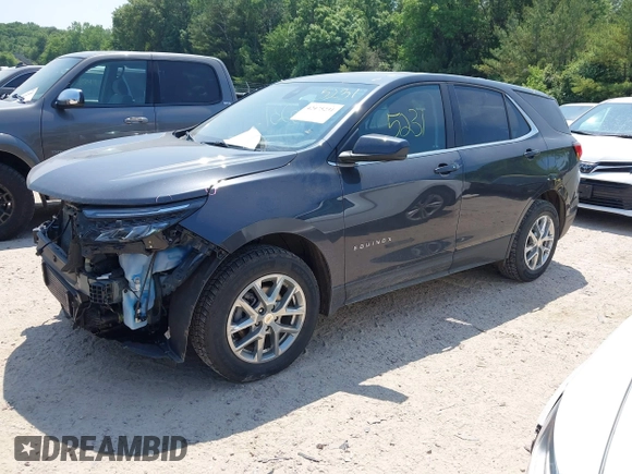 2023 Chevrolet Equinox LT with VIN 3GNAXUEG2PS117506, listed as a IAAI auction lot 42475231 with 66,184 mi miles and . Bid and sale history available at DreamBid. Image 19.