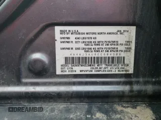 2014 Mitsubishi Outlander Sport SE with VIN 4A4AJ3AU8EE604306, listed as a Copart auction lot 53302015 with Not provided miles and Salvage title. Bid and sale history available at DreamBid. Image 14.