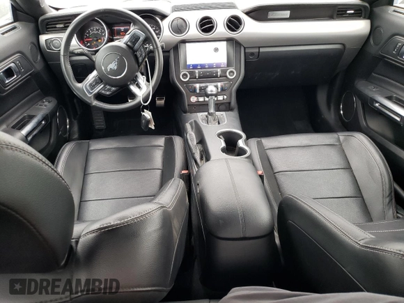 2022 Ford Mustang EcoBoost with VIN 1FA6P8TH2N5100400, listed as a Copart auction lot 56720973 with 25,804 mi miles and . Bid and sale history available at DreamBid. Image 8.
