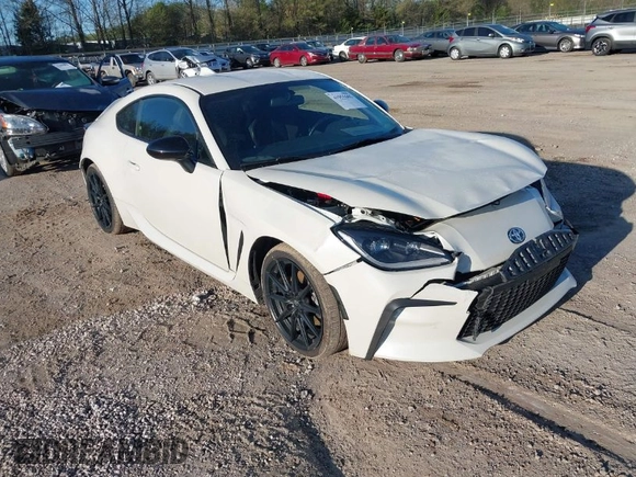 2023 Toyota GR86 Premium with VIN JF1ZNBE12P9759606, listed as a IAAI auction lot 41955685 with 27,028 mi miles. Bid and sale history available at carsss.com. Image 1.