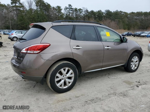 2014 Nissan Murano SV with VIN JN8AZ1MW3EW503884, listed as a Copart auction lot 45920555 with 125,901 mi miles and Clean Title. Bid and sale history available at carsss.com. Image 3.