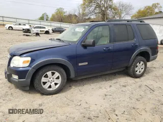 2007 Ford Explorer XLT with VIN 1FMEU73E77UB77394, listed as a Copart auction lot 51183335 with 190,128 mi miles and Salvage Title. Bid and sale history available at carsss.com. Image 1.