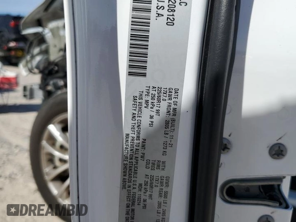 2021 Jeep Cherokee Latitude Lux z VIN 1C4PJLMX3MD208120, wystawiony jako Copart lot #82876754 z przebiegiem 63 882 mil mil oraz Szkoda całkowita • Salvage title. Historia ofert i sprzedaży dostępna na DreamBid. Obrazek 14.