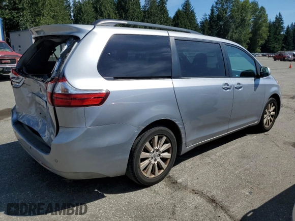 2015 Toyota Sienna Limited with VIN 5TDDK3DC9FS101481, listed as a Copart auction lot 67058725 with 112,723 mi miles and Salvage title. Bid and sale history available at DreamBid. Image 3.