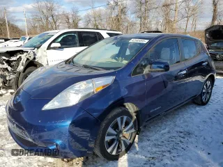 2017 Nissan LEAF S with VIN 1N4BZ0CP8HC305639, listed as a Copart auction lot 42585895 with 21,897 mi miles and Salvage Title. Bid and sale history available at carsss.com. Image 1.