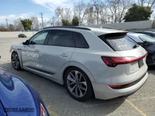 2021 Audi e-tron Premium Plus with VIN WA1LAAGE0MB005804, listed as a Copart auction lot 42646673 with 6,023 mi miles. Bid and sale history available at carsss.com. Image 2.