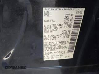 2016 Nissan Titan XD Platinum Reserve with VIN 1N6BA1F27GN506410, listed as a IAAI auction lot 41768621 with 159,404 mi miles. Bid and sale history available at carsss.com. Image 9.