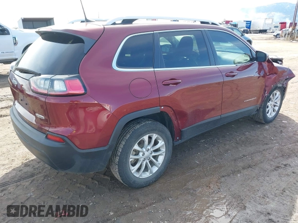 2019 Jeep Cherokee Latitude with VIN 1C4PJMCB2KD473832, listed as a IAAI auction lot 41555931 with 104,990 mi miles and . Bid and sale history available at DreamBid. Image 4.