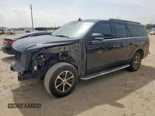 2018 Ford Expedition Max XLT with VIN 1FMJK1HT6JEA59153, listed as a Copart auction lot 63406385 with 153,514 mi miles and Salvage title. Bid and sale history available at DreamBid. Image 1.