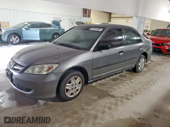 2005 Honda Civic VP with VIN 1HGES16375L026092, listed as a Copart auction lot 54201955 with Not Provided miles and Clean Title. Bid and sale history available at DreamBid. Image 1.