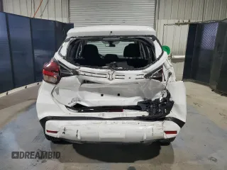 2024 Nissan Kicks SV with VIN 3N1CP5CV9RL549499, listed as a Copart auction lot 53754905 with 21,210 mi miles and Salvage Title. Bid and sale history available at carsss.com. Image 6.