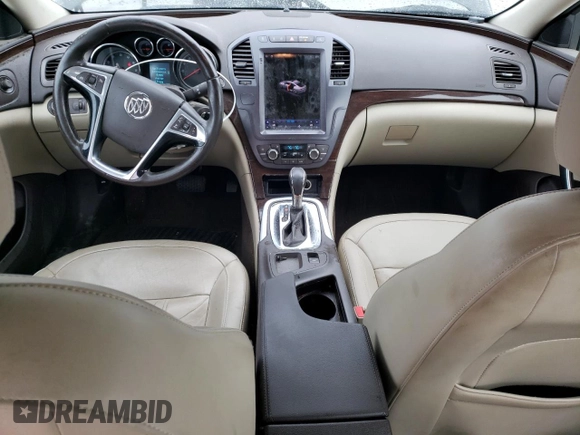 2011 Buick Regal CXL RL1 with VIN 2G4GN5EC8B9174743, listed as a Copart auction lot 82770354 with 131,038 mi miles and Salvage Title. Bid and sale history available at DreamBid. Image 8.