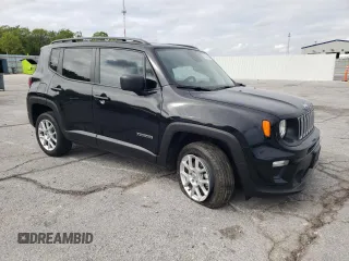 2022 Jeep Renegade Latitude z VIN ZACNJDB10NPN70997, wystawiony jako Copart lot #56013455 z przebiegiem 20 548 mil mil oraz Szkoda całkowita • Salvage title. Historia ofert i sprzedaży dostępna na DreamBid. Obrazek 4.