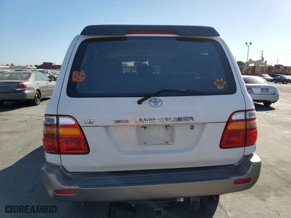 1999 Toyota Land Cruiser with VIN JT3HT05J7X0068239, listed as a Copart auction lot 78456064 with 222,241 mi miles and Salvage Title. Bid and sale history available at carsss.com. Image 6.
