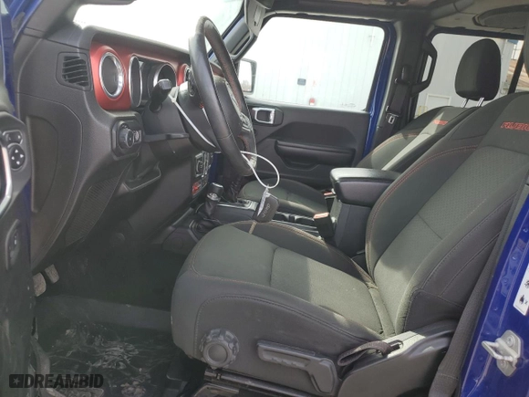 2018 Jeep Wrangler Unlimited Rubicon with VIN 1C4HJXFG5JW187683, listed as a Copart auction lot 47352015 with 85,590 mi miles and Salvage Title. Bid and sale history available at carsss.com. Image 7.