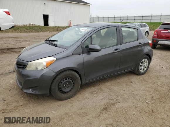 2014 Toyota Yaris L with VIN JTDKTUD37ED590578, listed as a Copart auction lot 54381785 with 108,171 mi miles and Clean Title. Bid and sale history available at carsss.com. Image 1.