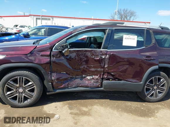 2018 GMC Acadia SLT with VIN 1GKKNMLS9JZ104230, listed as a IAAI auction lot 41859341 with 42,981 mi miles and . Bid and sale history available at carsss.com. Image 6.