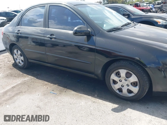 2009 Kia Spectra EX with VIN KNAFE222695594452, listed as a IAAI auction lot 42262174 with 177,254 mi miles and . Bid and sale history available at DreamBid. Image 6.
