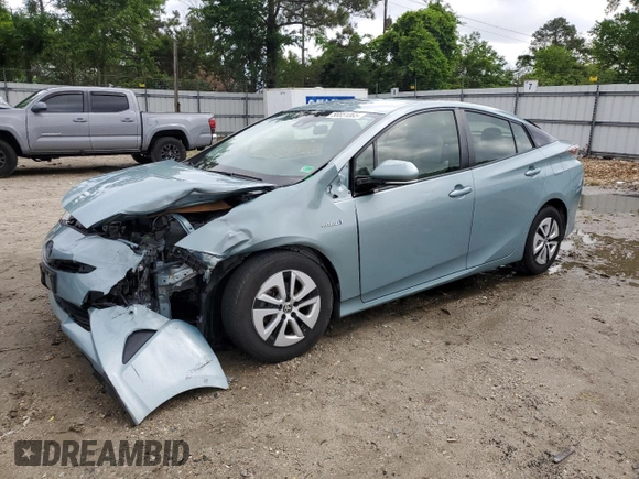 2017 Toyota Prius Two z VIN JTDKBRFU9H3566248, wystawiony jako Copart lot #56851065 z przebiegiem 66 409 mil mil oraz Szkoda całkowita • Salvage title. Historia ofert i sprzedaży dostępna na DreamBid. Obrazek 1.